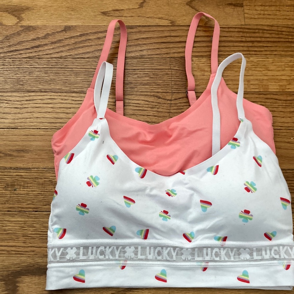 Set of 2 Lucky Brand bralettes